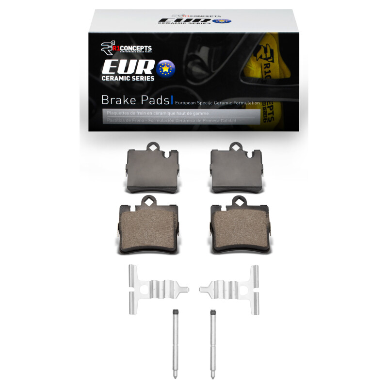 Mercedes-Benz CL55 AMG Brake Pads - Rear - R1 Concepts - Euro Ceramic - `00-`03 Mercedes-Benz CL55 AMG Brake Pads - Rear - R1 Concepts - Euro Ceramic - `00-`03